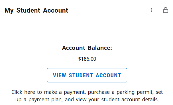 Example of where to click to get parking permit